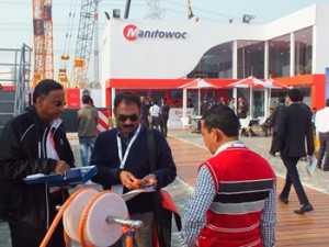 Manitowoc stand at bC India 2014