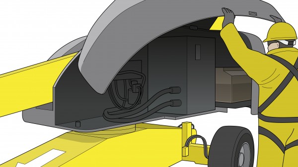Ground controls correct colour