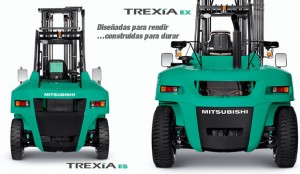 carretillas diesel trexia de mitsubishi