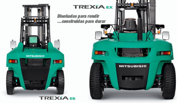 carretillas diesel trexia de mitsubishi