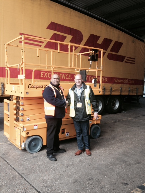 DHL handover pic