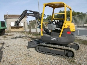 Miniexcavadora de cadena
