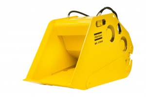Atlas Copco Bucket Crusher BC 3700 front left