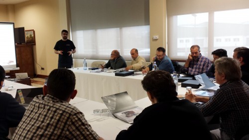 Alberto del Tío, Dtor. Técnico de Smart Heating Ibérica, impartiendo el curso