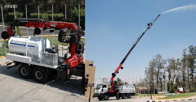 noticias-maquinaria-Fassi-crane-fitted-to-Hot-Line-Insulator-Washer-in-egypt