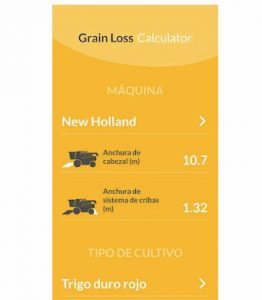 noticias-maquinaria- Grain Loss Calculator-newholland