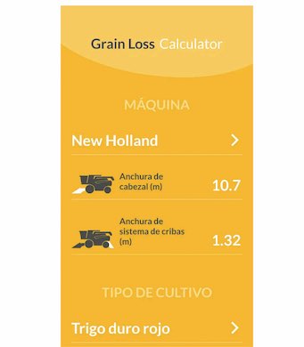 noticias-maquinaria- Grain Loss Calculator-newholland