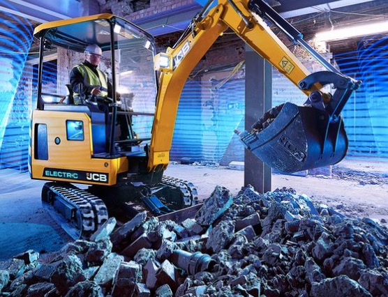 noticias-maquinaria-excavadora eléctrica de JCB