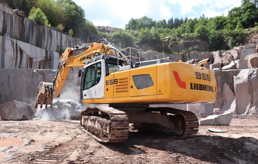 noticias-maquinaria-excavadoras -liebherr-cantera