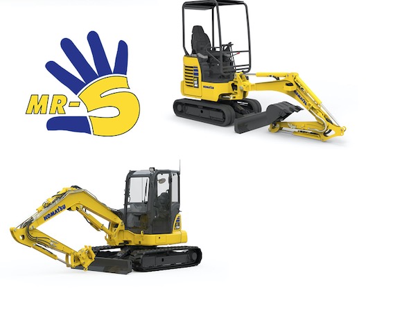 noticias-maquinaria- miniexcavadoras MR-5-komatsu