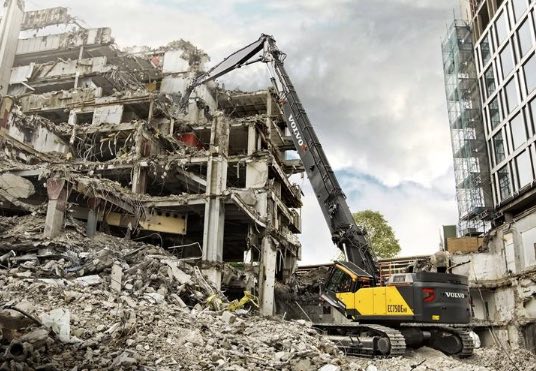 noticias-maquinaria-excavadoras de demolición Volvo