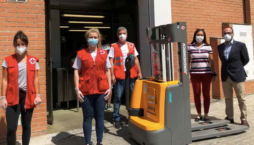 noticias-maquinaria-Jungheinrich -cruzroja