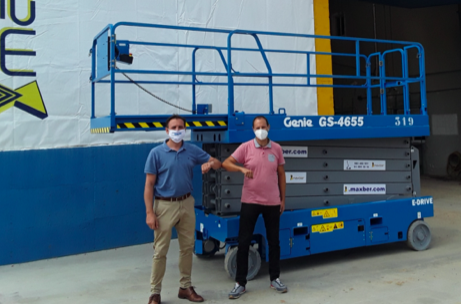 MAXBER recibe las dos primeras plataformas GENIE® GSTM-4655