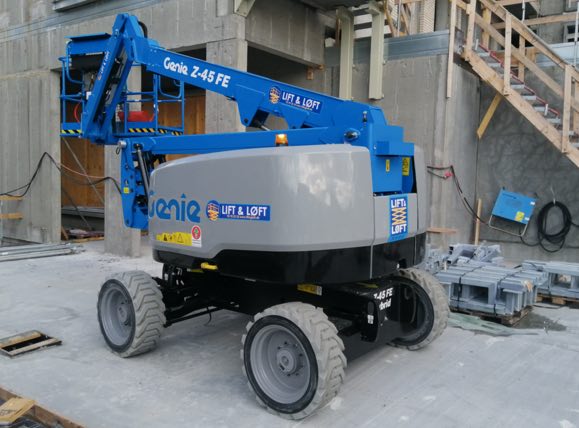 noticias maquinara plataformas híbridas Genie Z®-45 FE