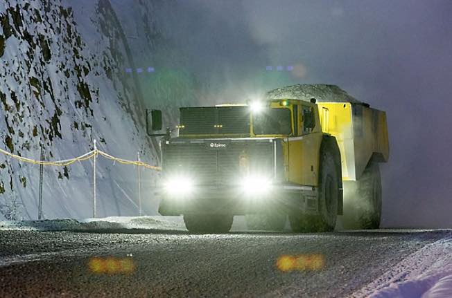 noticias maquinaria Epiroc subártico