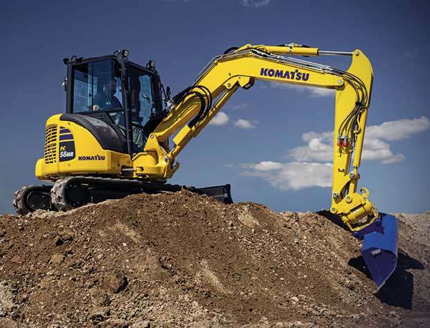 noticias-maquinaria-Komatsu-Miniexcavadora PC58MR-5