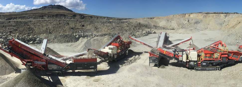 noticias maquinaria Sandvik Mobiles malvinas