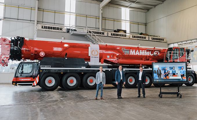 noticias maquinaria Liebherr mammoet