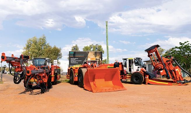 noticias maquinaria Sandvik y Glencore Queensland Metals