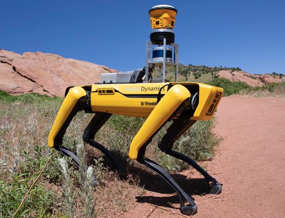 noticias maquinaria Trimble y Boston Dynamics