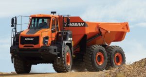 noticias maquinaria camión articulado DA45- 5 de Doosan