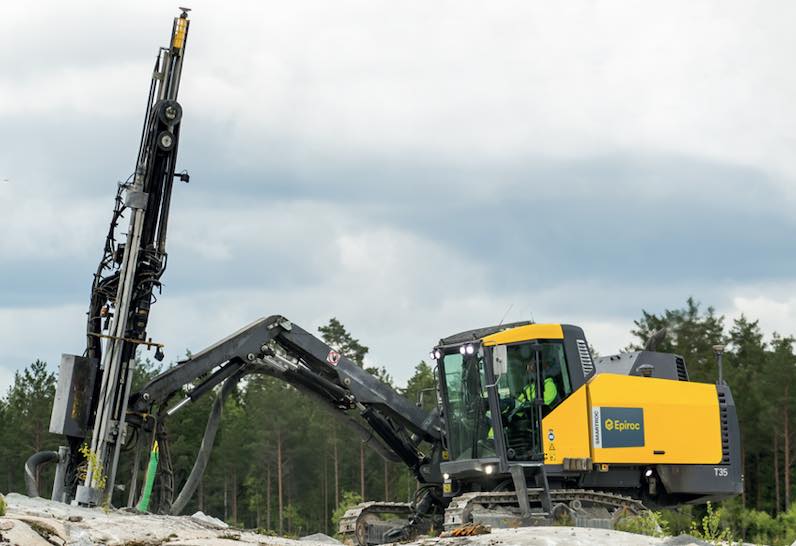 noticias maquinaria Epiroc SmartROC T35