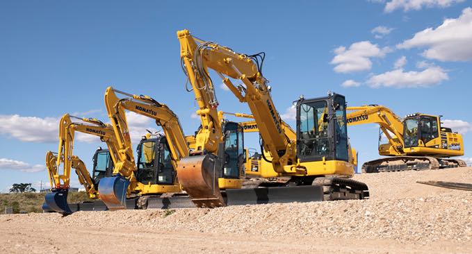 noticias maquinaria Komatsu demo