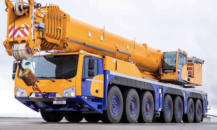 noticias maquinaria grúa todo terreno Demag AC 450-7