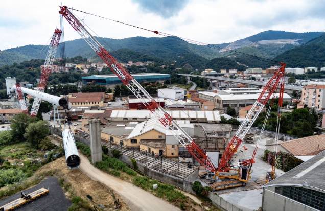 noticias maquinaria grúa Demag CC 3800-1