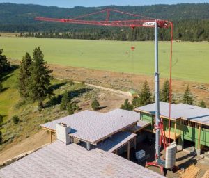 noticias maquinaria grúas Potain Pinetop Custom Homes