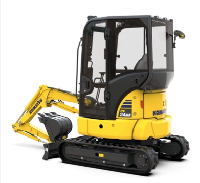 noticias maquinaria miniexcavadora PC24MR-5 de Komatsu