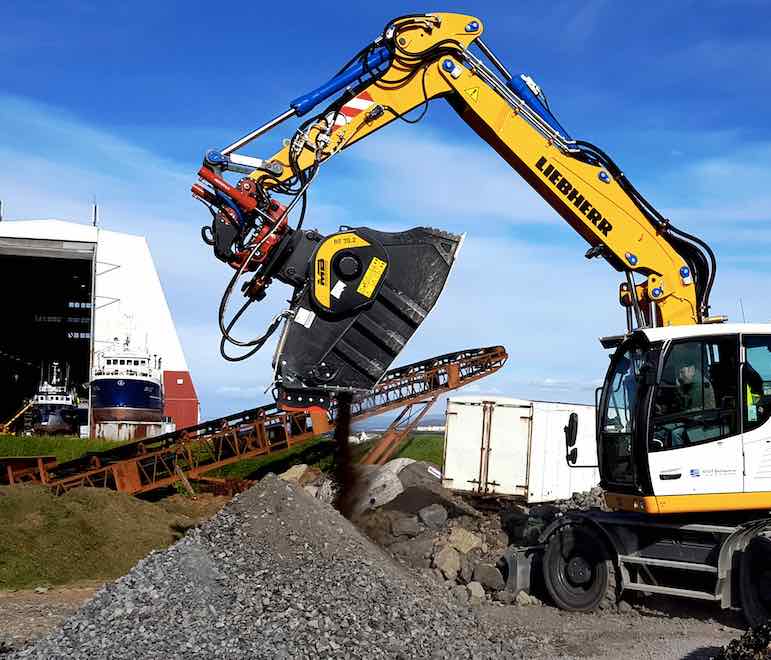 noticias maquinaria trituradoras móviles MB Crusher restauración vial