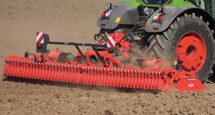 noticias maquinaria Kuhn grada rotativa plegable