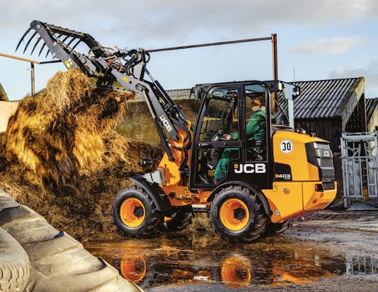 noticias maquinaria cargadora de ruedas ultracompacta JCB 403 Plus