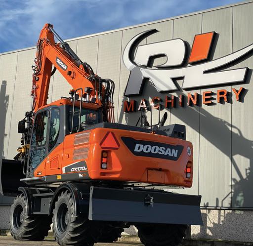 noticias maquinaria excavadora Doosan DX170W-5