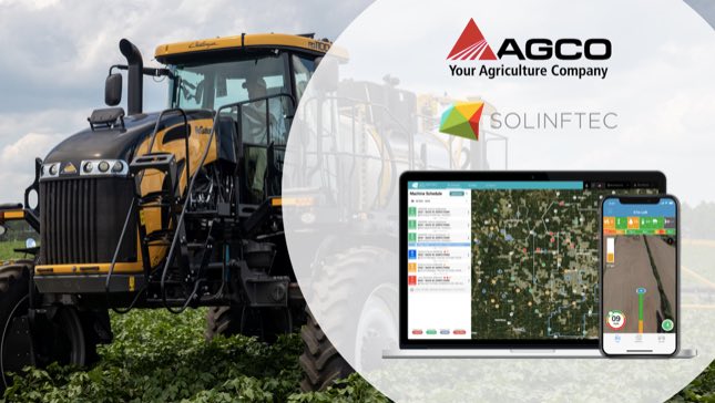 noticias maquinaria AGCO con Solinftec