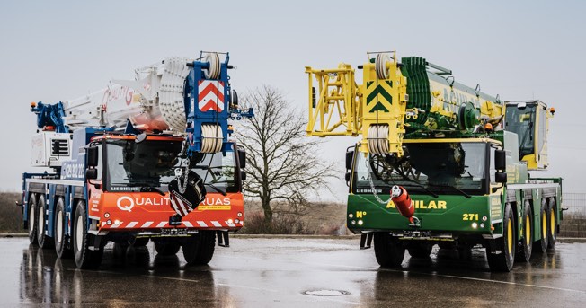 noticias maquinaria Grúas Aguilar, Quality Grúas y Transgrua Liebherr