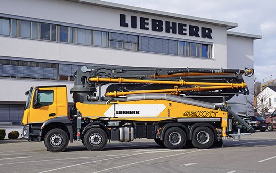 noticias maquinaria Liebherr Powerbloc bombeo de hormigón