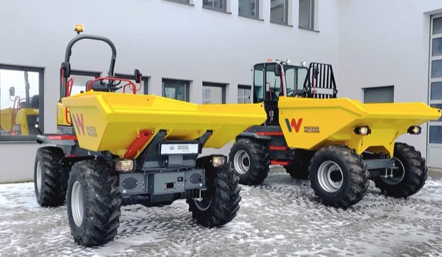 noticias maquinaria dumpers sobre ruedas DW60 y DW90 de Wacker Neuson