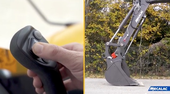 noticias maquinaria mecalac garra cazo