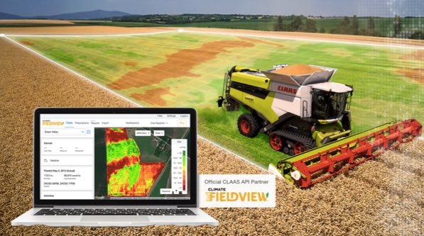 noticias maquinaria CLAAS TELEMATICS y Climate FieldView