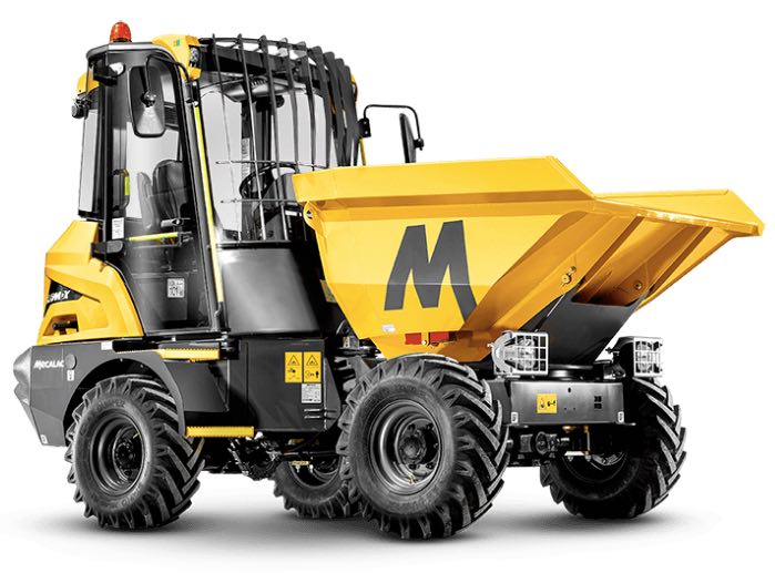 noticias maquinaria Mecalac dumper de obra con cabina 3.5MDX