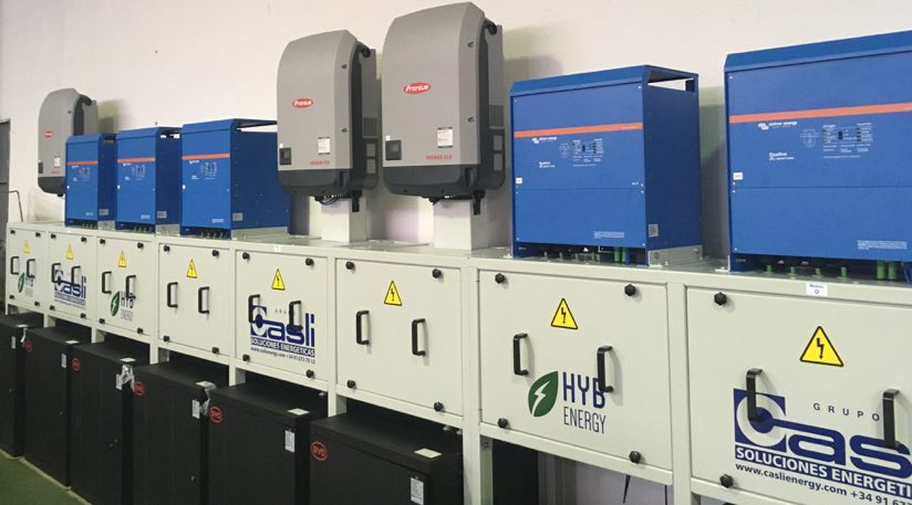 noticias maquinaria Transdiesel Grupo Casli instalación solar fotovoltaica aislada