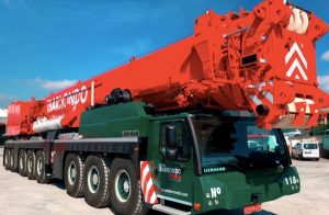 noticias maquinaria grúa Liebherr LTM 1650-8.1 en España