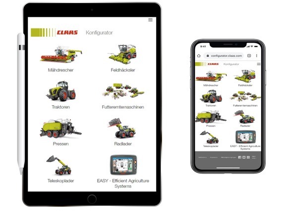 noticias maquinaria Configurador Online CLAAS