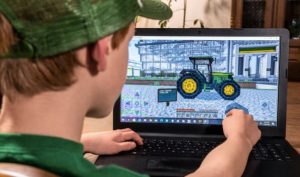 noticias maquinaria John Deere Minecraft