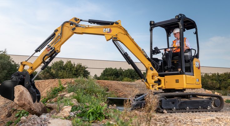 noticias maquinaria Miniexcavadoras Hidráulicas Cat® 302.7 CR, 303 CR y 303.5 CR