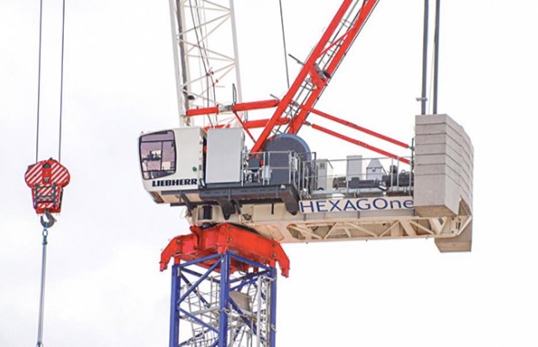 noticias maquinaria grúas torre Liebherr