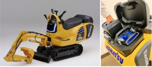 noticias maquinaria microexcavadoras honda Komatsu