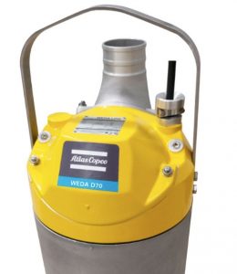noticias maquinaria bomba de deflector de desgaste de Atlas Copco